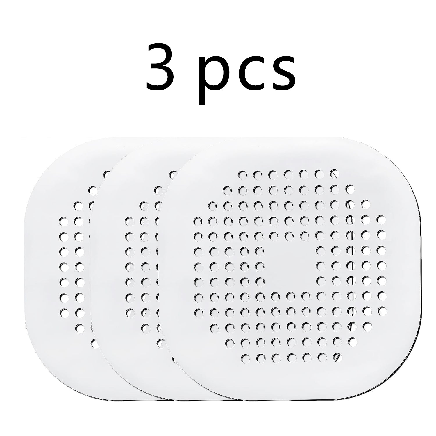 1pc or 4pcs Silicone Bathroom & Kitchen Drain Protector - Anti-Clog Shower Tub Floor Drain Plug, Non-Slip Bathroom Sink Drain Cover, Easy-Clean Drain Filter for Bathtub, Shower, Sink - Prevents Hair Clogs, Debris Buildup - Ba