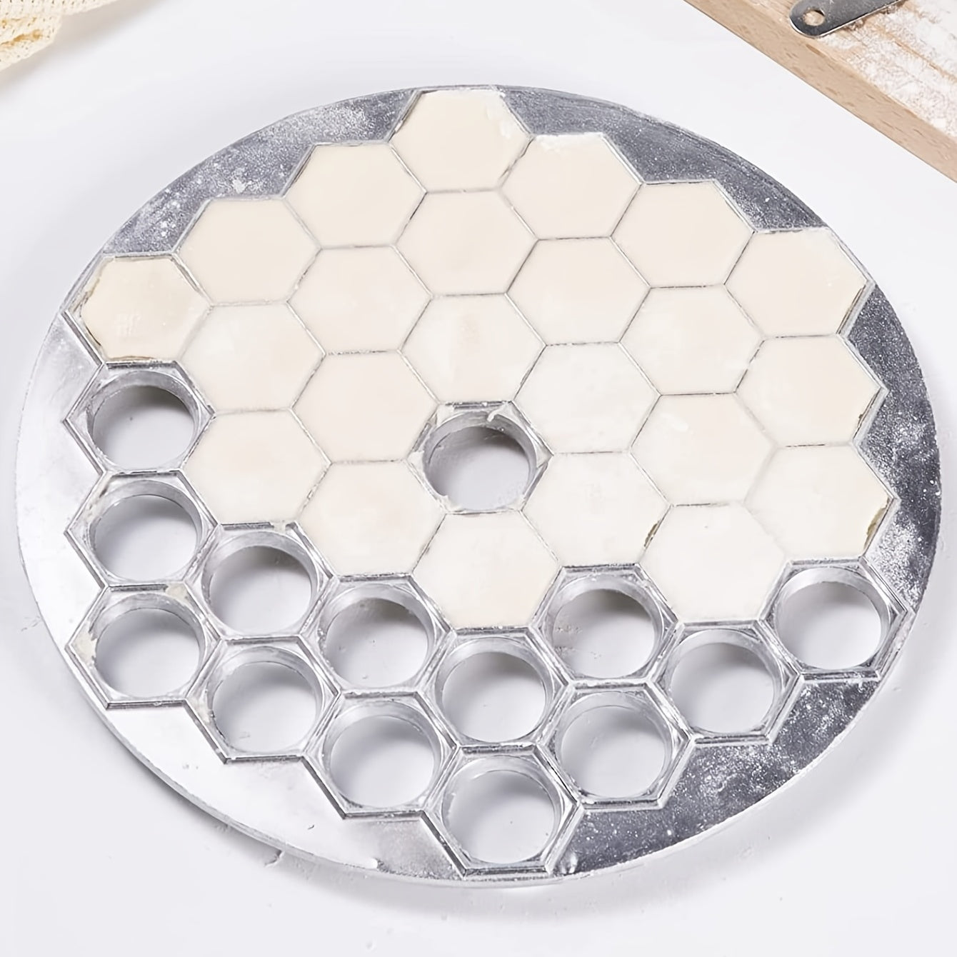 37 Holes Silvery Wonton Mold