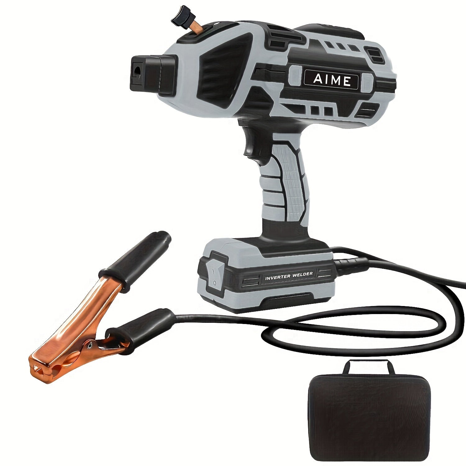 4600W High-Efficiency Semi-Automatic Welding Machine - 110V Handheld Arc Welder, with Digital Intelligent Current Thrust, Fits 2.5mm Electrodes, Portable Welder for Professional Use