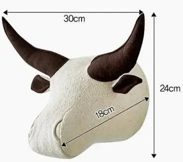 Children's Room Animal Decorations Hunting Animal Pendants Prey Ornaments Wall Hanging Wall Hanging Room Decor Aesthetic