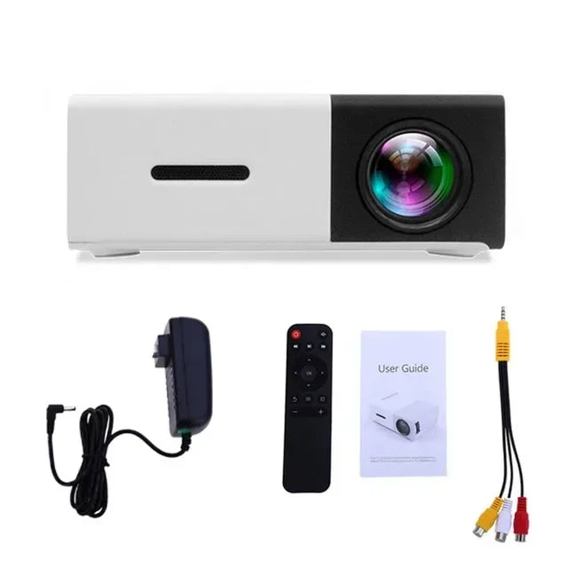 Mini proyector LED portátil YG300, compatible con com HDMI, USB, TF audio, casa leitor multimitídia, inteligente,portátil,viagem