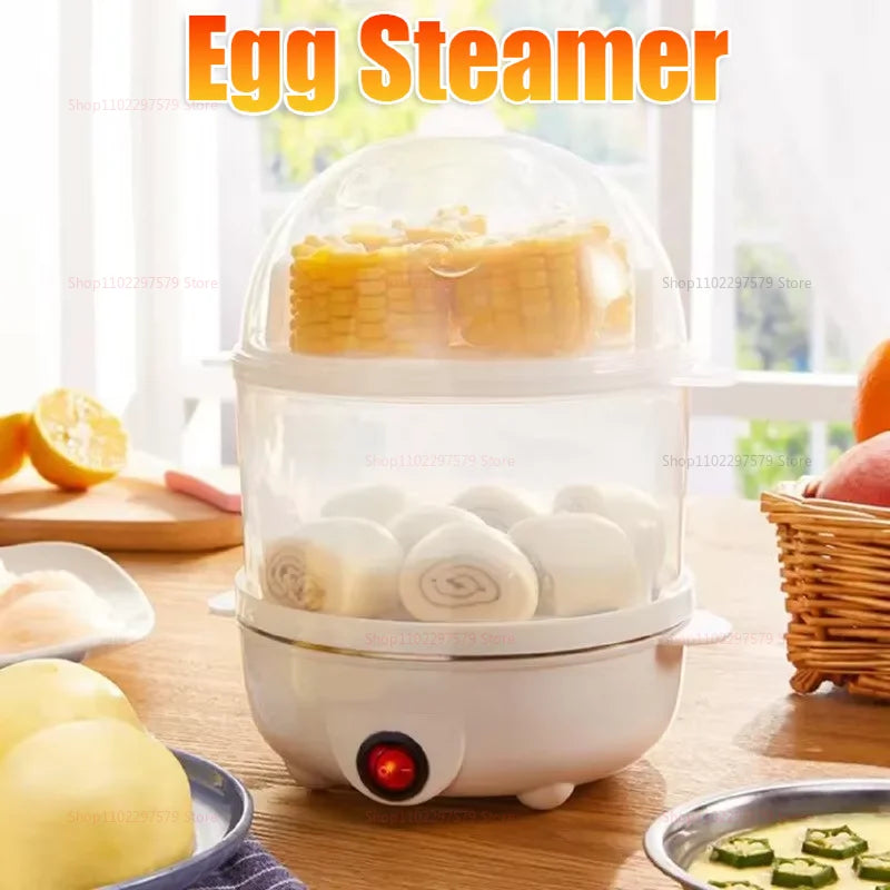Electric Eggs Cooker, Rapid Multifunctional Mini Eggs Cooker Boiler For Poached Eggs, Scrambled Eggs, Omelets, Auto Shut