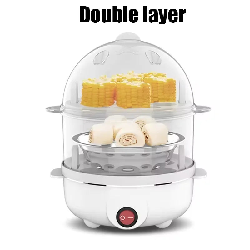 Electric Eggs Cooker, Rapid Multifunctional Mini Eggs Cooker Boiler For Poached Eggs, Scrambled Eggs, Omelets, Auto Shut