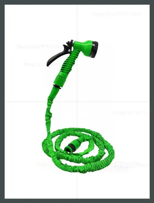 Retractable Magic Garden Hose High Pressure Car Wash Water Gun Portable Pressure Washer for Home Garage Patio Outdoor Cleaning