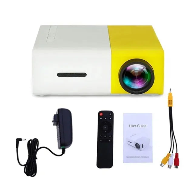 Mini proyector LED portátil YG300, compatible con com HDMI, USB, TF audio, casa leitor multimitídia, inteligente,portátil,viagem