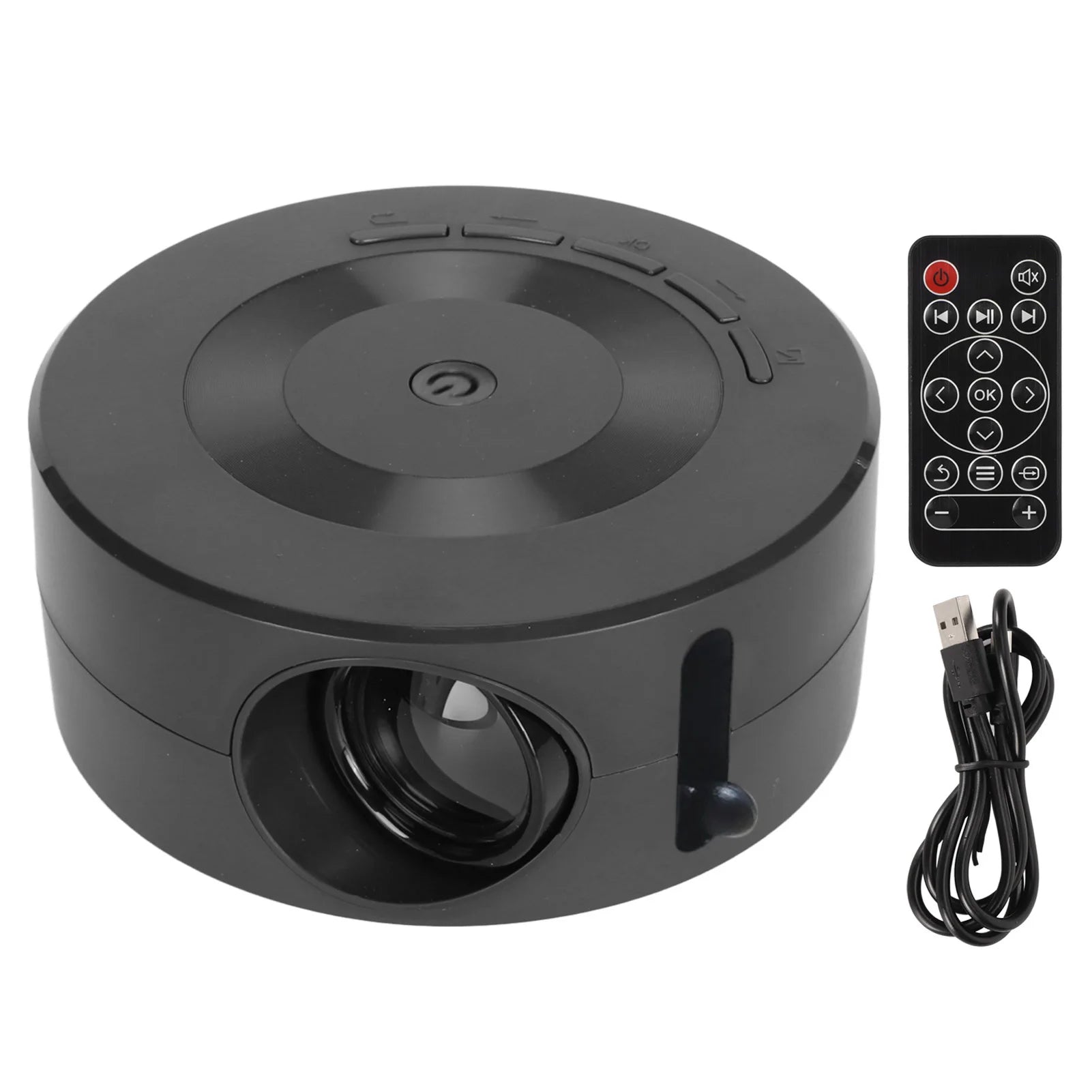 Mini YT200 Projector Home Micro Portable Outdoor Support 1080p Built In Speaker Mobile Phone Same Screen Projector Machine