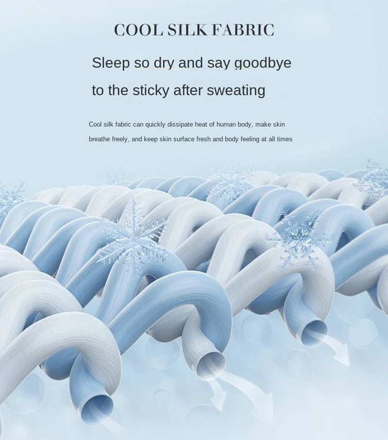 Cooling Blanket Cold Technology Bedding Summer Patchwork Quilts Soft Fashion INS Japan&Korean Green Cold Throws AB Side