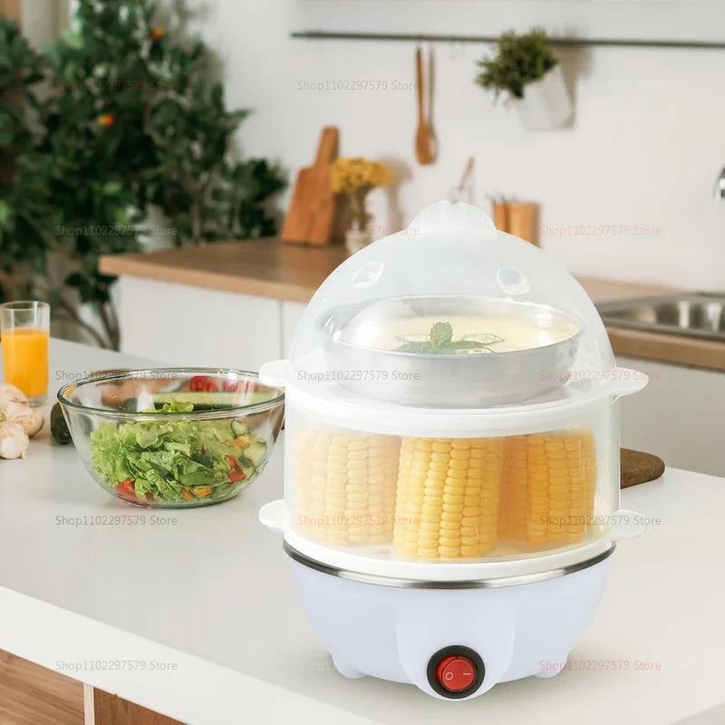 Electric Eggs Cooker, Rapid Multifunctional Mini Eggs Cooker Boiler For Poached Eggs, Scrambled Eggs, Omelets, Auto Shut