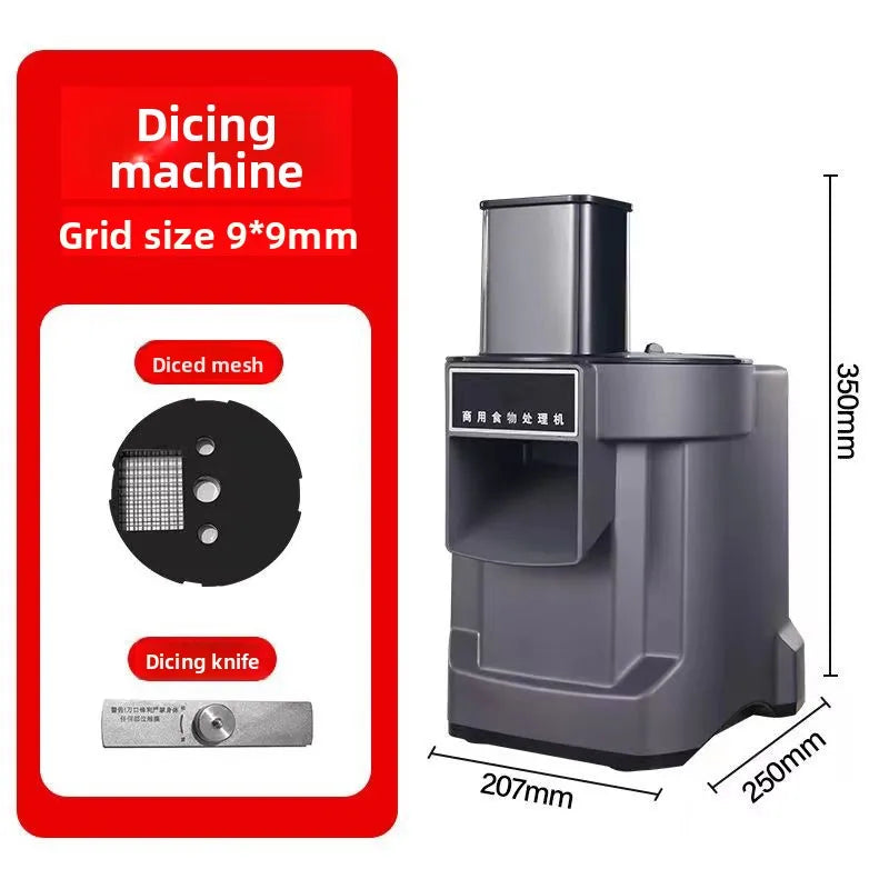 110V/220V Commercial Vegetable Cutter 3 in 1 Automatic Multifunctional Electric Slicing Shredding Dicing Vegetable Fruit Radish