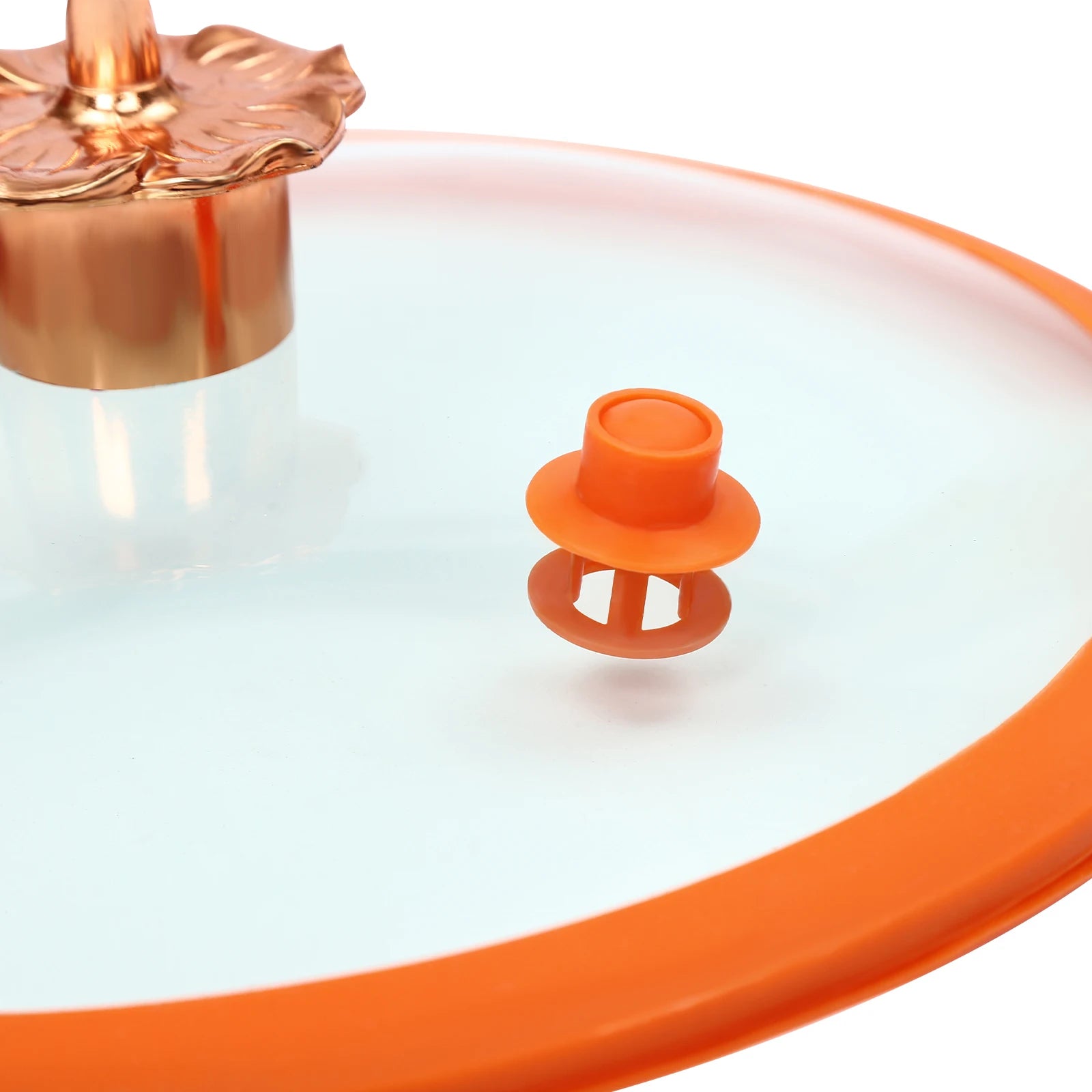 8L Micro Pressure Cooker,Pumpkin-Shaped Non-Stick Pressure Pot with Transparent Lid, Small Gas Pressure Cooker for Home Kitchens