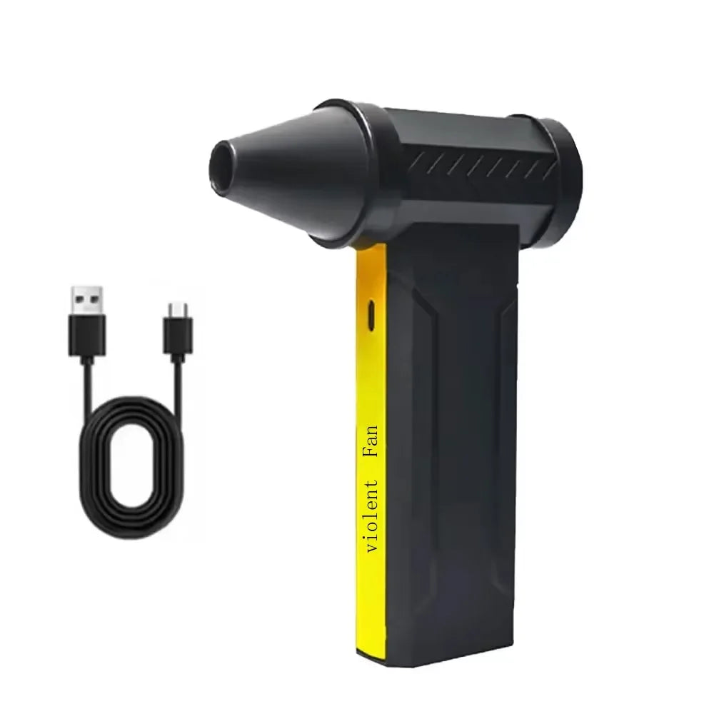 Electric Turbo Jet Fan 160000 RPM Brushless Motor High-Speed Turbo Violent Fan USB Rechargeable Powerful Dust Blower 10000mAh