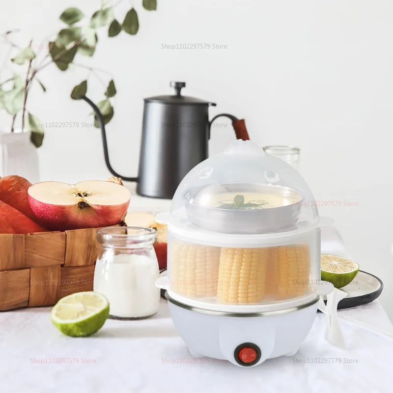 Electric Eggs Cooker, Rapid Multifunctional Mini Eggs Cooker Boiler For Poached Eggs, Scrambled Eggs, Omelets, Auto Shut