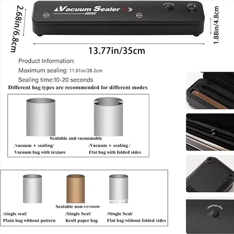 Patterned Mesh Vacuum Food Packaging Pump Sealable Plastic Bags Household Fresh Keeping Bags for Sealing Machine Compression