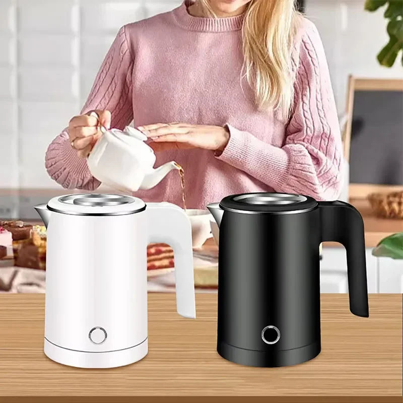 Travel Electric Kettle 500ML Stainless Steel Portable Water Boiler for Tea Coffee Home Kitchen Electric Teapot Smart Kettle