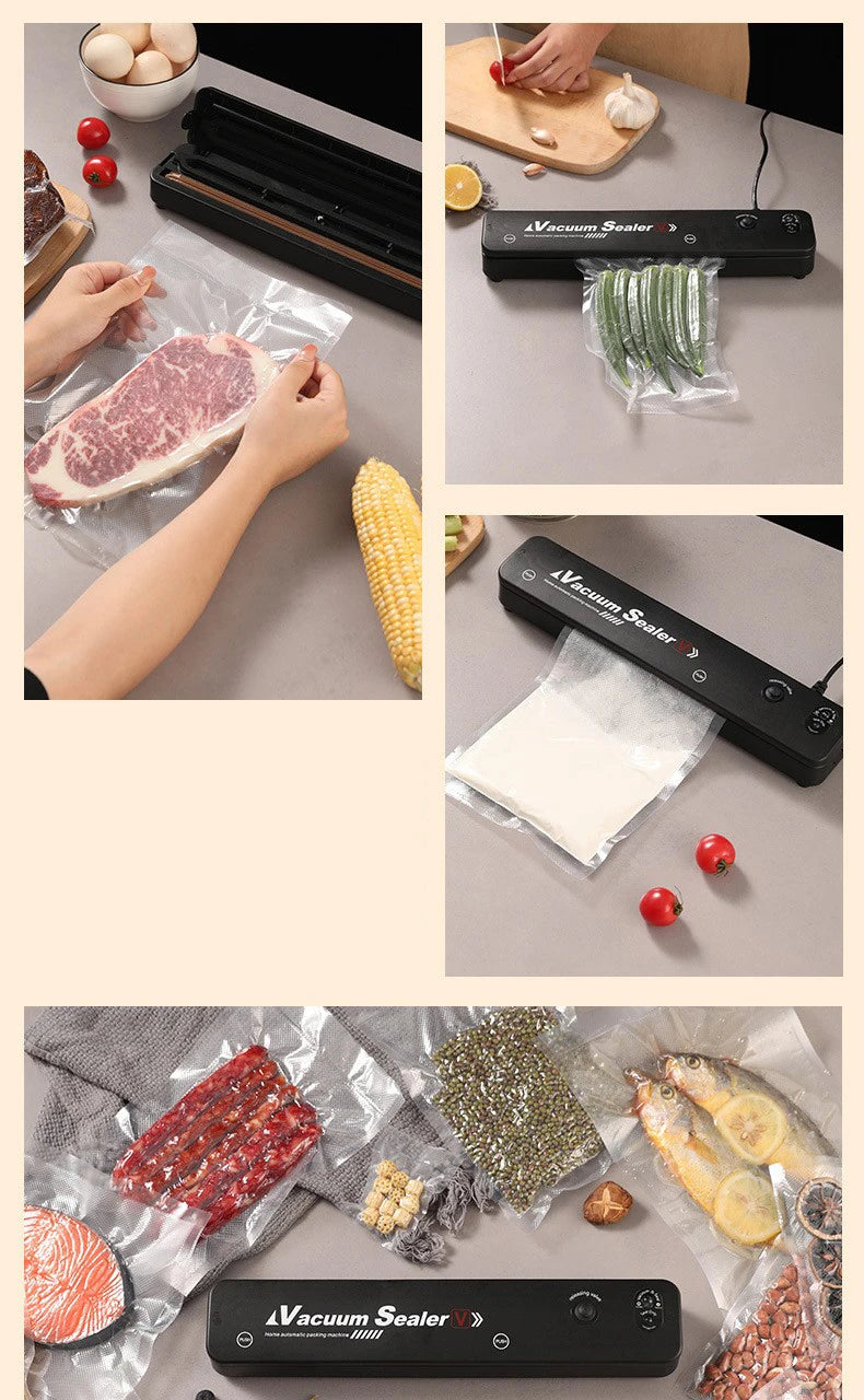 Patterned Mesh Vacuum Food Packaging Pump Sealable Plastic Bags Household Fresh Keeping Bags for Sealing Machine Compression