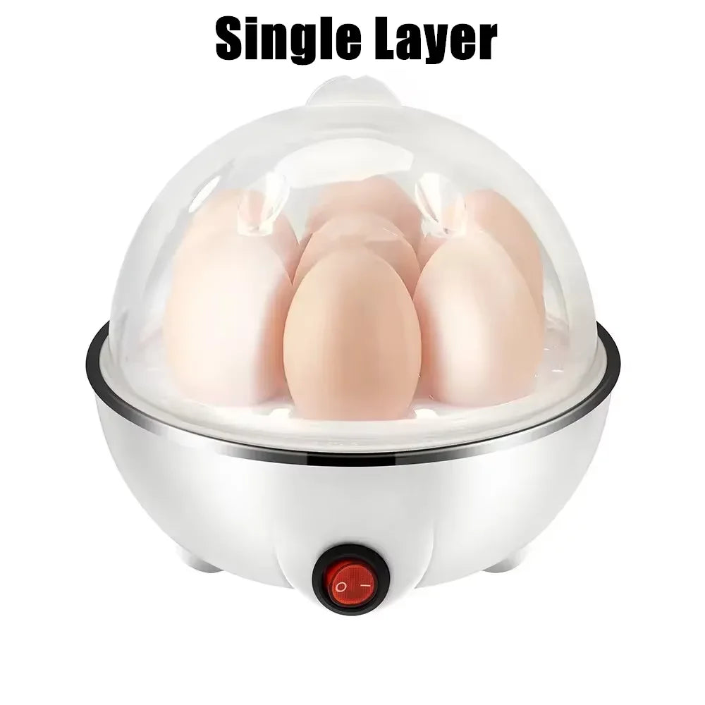 Electric Eggs Cooker, Rapid Multifunctional Mini Eggs Cooker Boiler For Poached Eggs, Scrambled Eggs, Omelets, Auto Shut
